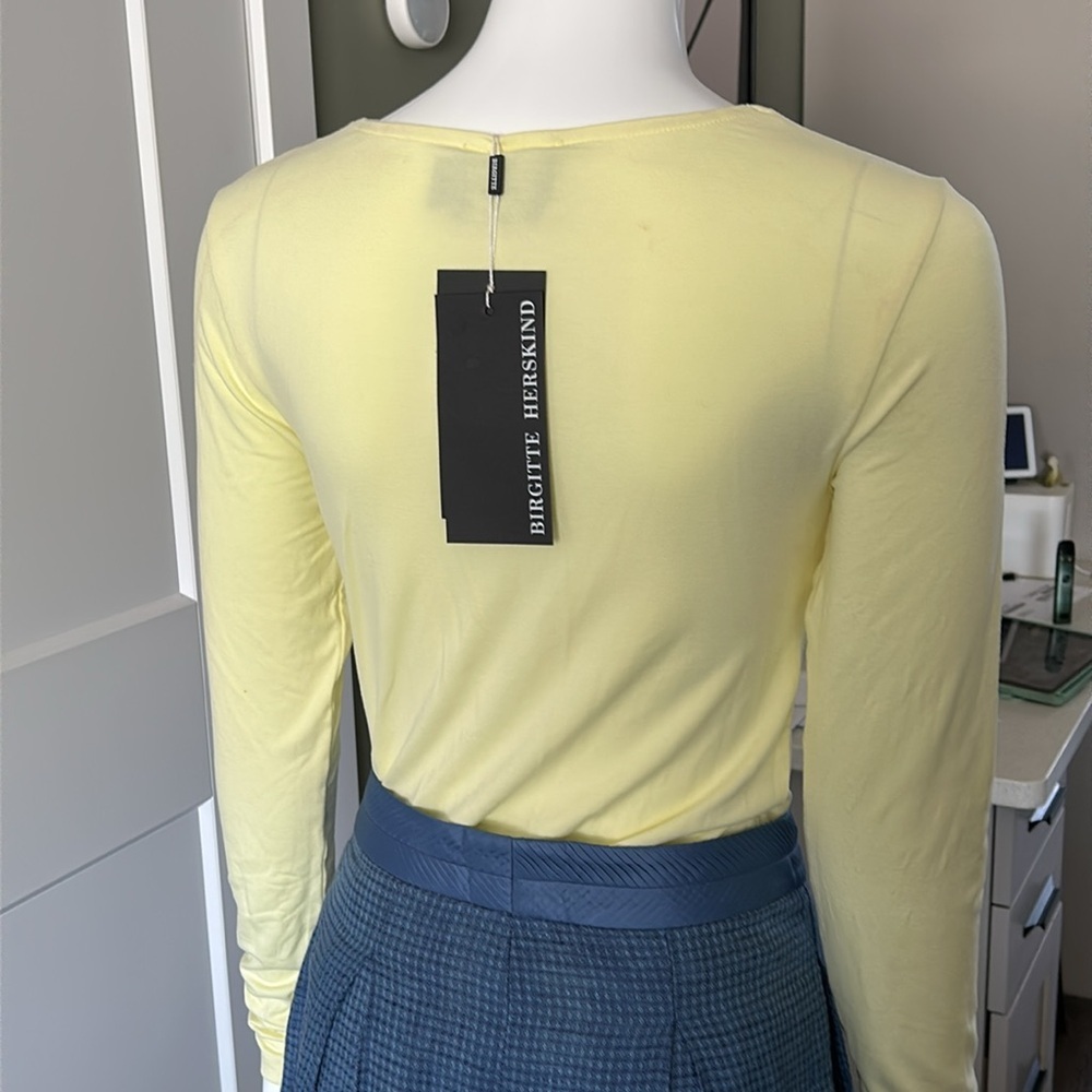 Birgitte Herskind Bamboo Twist Lemon Top - Picture 7 of 12